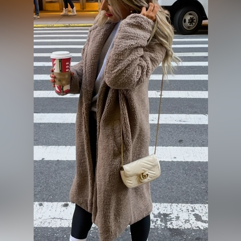 Cozy Brown Teddy Coat